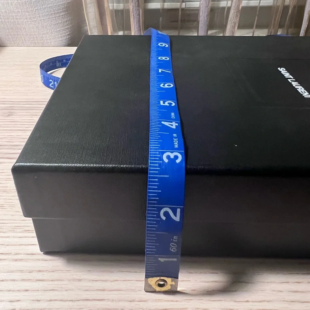 Saint Laurent Black Storage Box for Elegant Organization